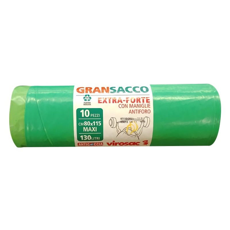 BUSTE GRANSACCO ROTOLO 10PZ CM 80X115