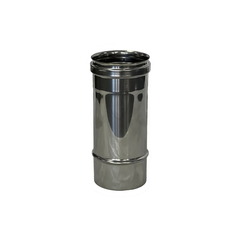 *TUBO ACCIAIO INOX 30CM D.80