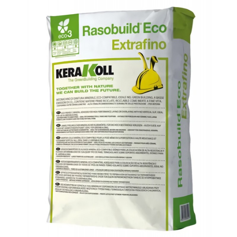 .RASOBUILD ECO EXTRAFINO BIANCO 20KG