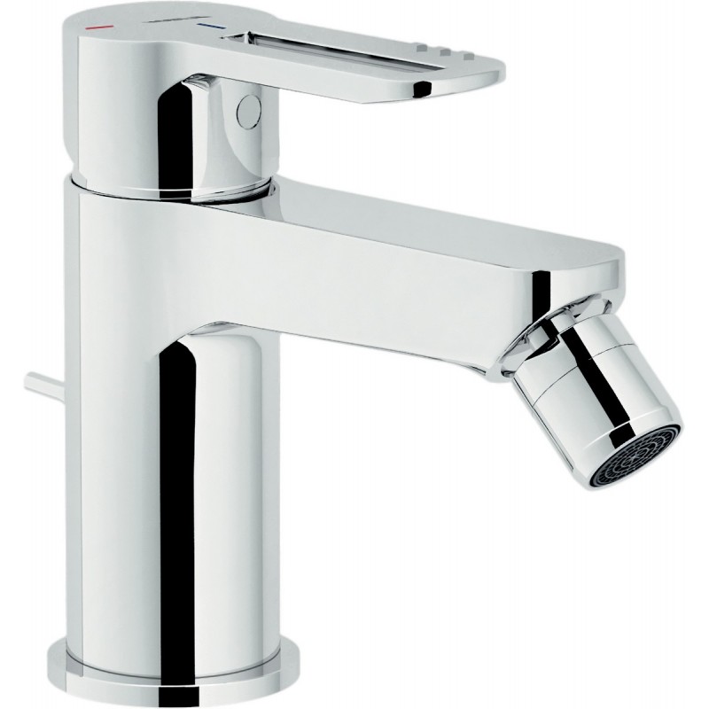 MISCELATORE MONOCOMANDO BIDET SERIE NEW ROAD CROMA TO