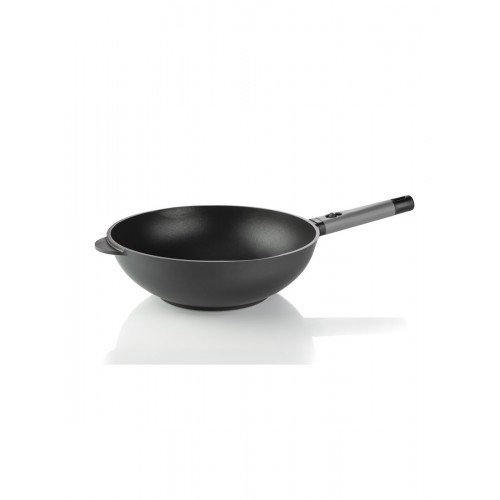 WOK-SALTAPASTA  CM.32 CON MANICO REMOVIBILE COLOR GRAY