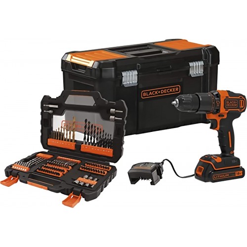 TRAPANO BLACK+DECKER 18V PIU PORTA UTENSILI 18S1KA