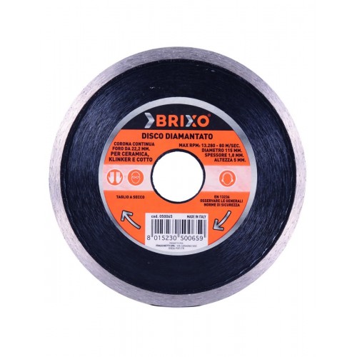 DISCO DIAMANTATO BRIXO PER CERAMICA D.115