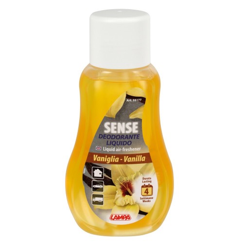 DEODORANTE LIQUIDO "SENSE" 375ML. VANIGLIA CON FIL TRO REGOLABILE