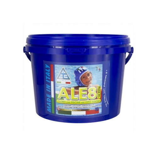 CLORO PER PISCINE ALE 8 200G A PAISTICCHE CF 5KG