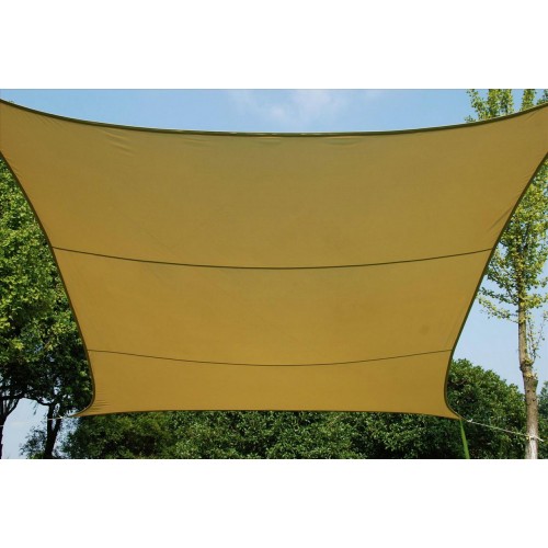 VELA OMBREGGIANTE POLIEST 2,9X2,9 M BEIGE