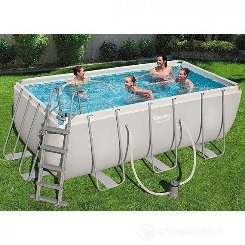 "PISCINA CON TELAIO PIU POMPA 412X201X122H  BESTWA Y 56456