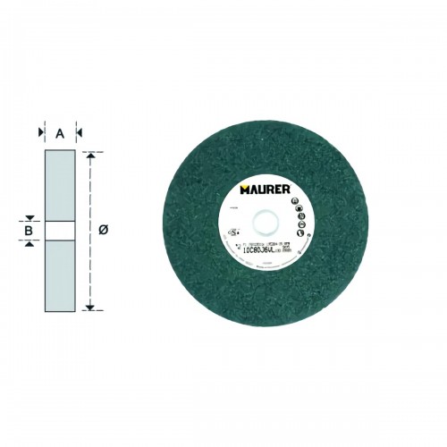 MOLE SMERIGLIO CARBURO DI SILICIO GR80 MM125X20X16 F MAURER COD.89884