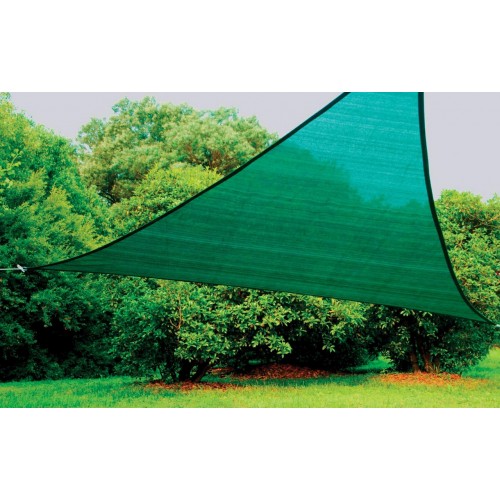 VELA OMBREGGIANTE HDPE MT.5X5X5 TRIANGOLO VERDE