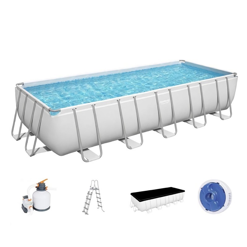 +PISCINA CON TELAIO COMPLETA 640X274X132H BESTWAY 5612B