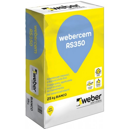 .WEBERCEM RS 350 25 KG BIANCO