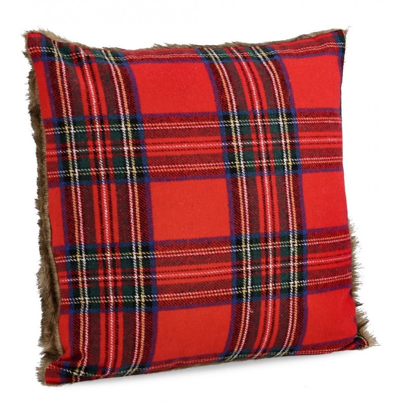 CUSCINO SCOTS TARTAN ROSSO 45X45