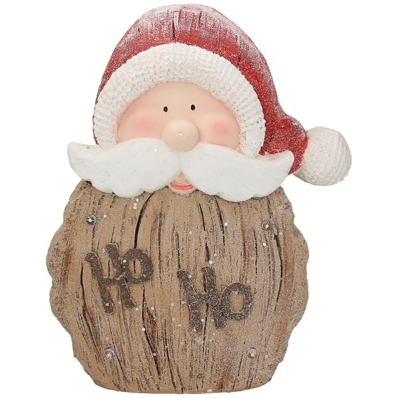 BABBO HO HO CM.35H C/LED CHRISTMAS FUNNY XMAS