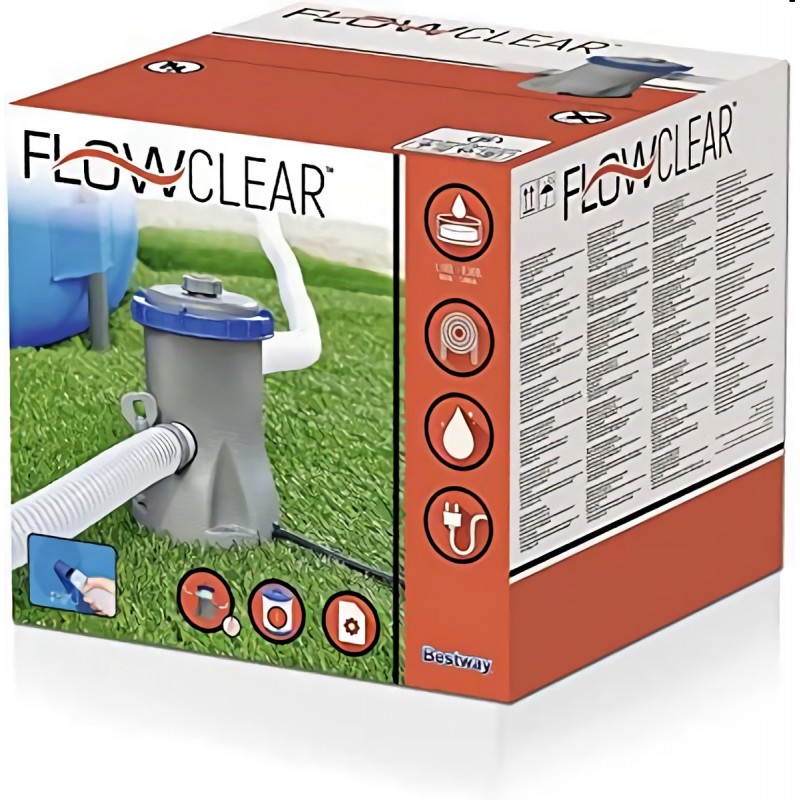 POMPA FILTANTE X PISCINA LT/H 1249 FLOWCLEAR MOD.5 8381