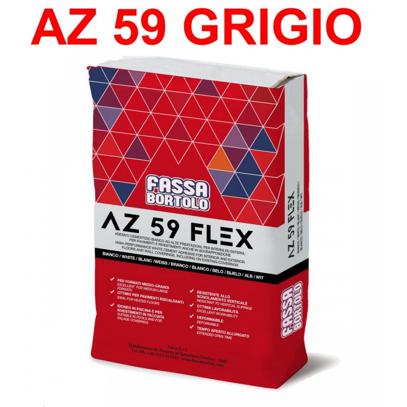 .AZ 59 FLEX GRIGIO 25KG