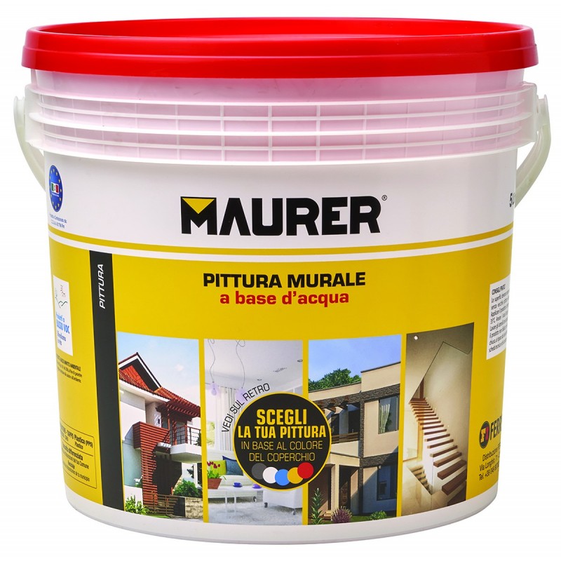 PITTURA MAURER QUARZO LT.14   T/ROSSO 86635