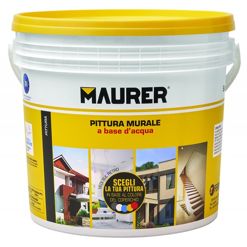 PITTURA MAURER LAVABILE TRASPIRANTE ALTO LT14   T/ GIALLO 95744