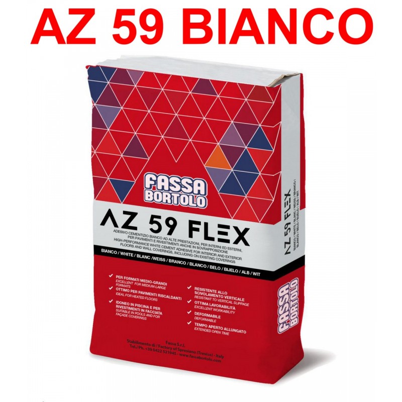 .AZ 59 FLEX BIANCO 25KG