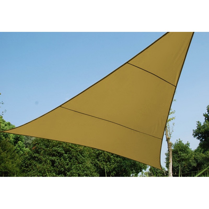 VELA OMBREGGIANTE  TRIANGOLO MT.3X3X3 COLOR ECRU