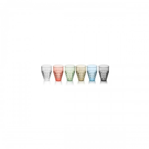 SET 6 BICCHIERI ALTI TIFFANY COLORI ASSORTITI