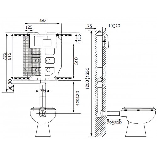 .SOLO CASSETTA INCASSO PUCCI SENZA ACCESSORI 2 PUL SANTI