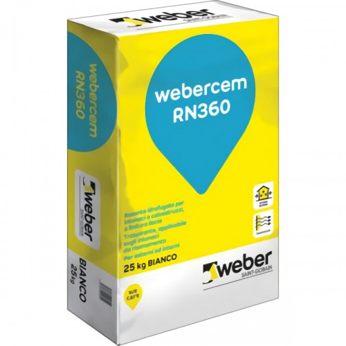 .WEBERCEM RN 360 KG 25 BIANCO