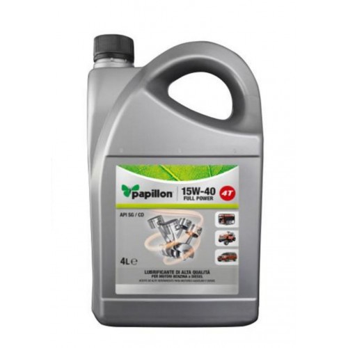 OLIO MOTORE BENZINA-DIESEL 15W-40 LT.1 PAPILLON