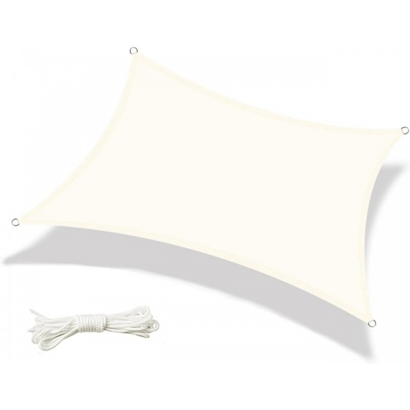 VELA OMBREGGIANTE QUADRA POLIEST 2,9X2,9 M BIANCO