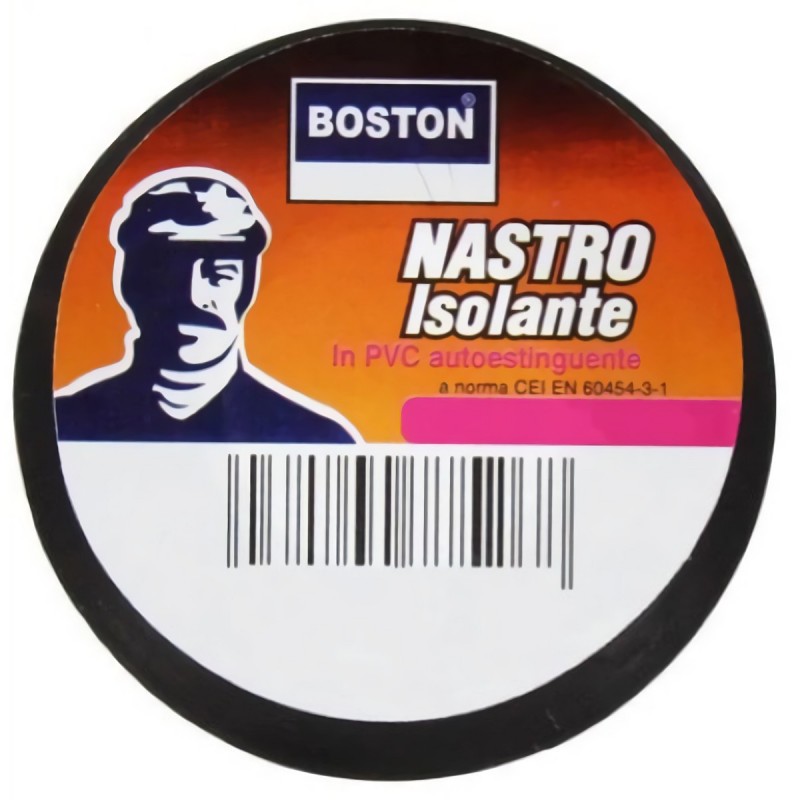 NASTRO ISOLANTE MM 25X25 MT NERO BOSTON