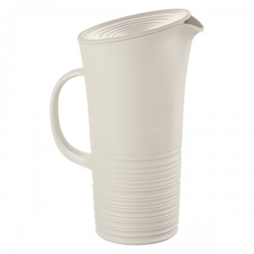 CARAFFA CON COPERCHIO 'TIERRA' COLOR MILK-WHITE