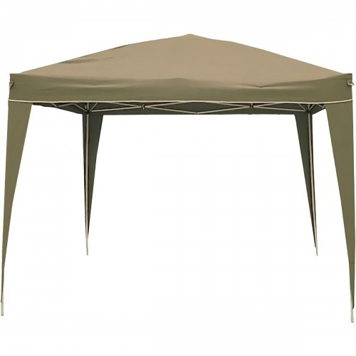 GAZEBO RICHIUDIBILE DOMUS ACCIAIO/POLY ECRU MT 3X3