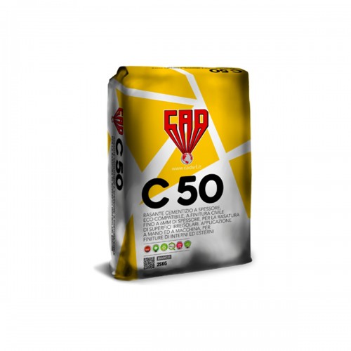 *C50 RASATURA CIV.KG.25 A SPESSORE CAD