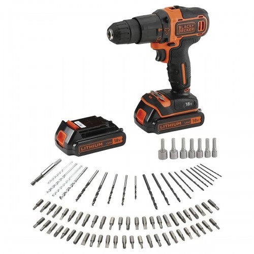 TRAPANO BLACK DECKER 18V 1,5AH CON 2 BATTERIE